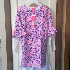 Elliemae  dress NWT size 12-14 (XL) Indigo love you bunches